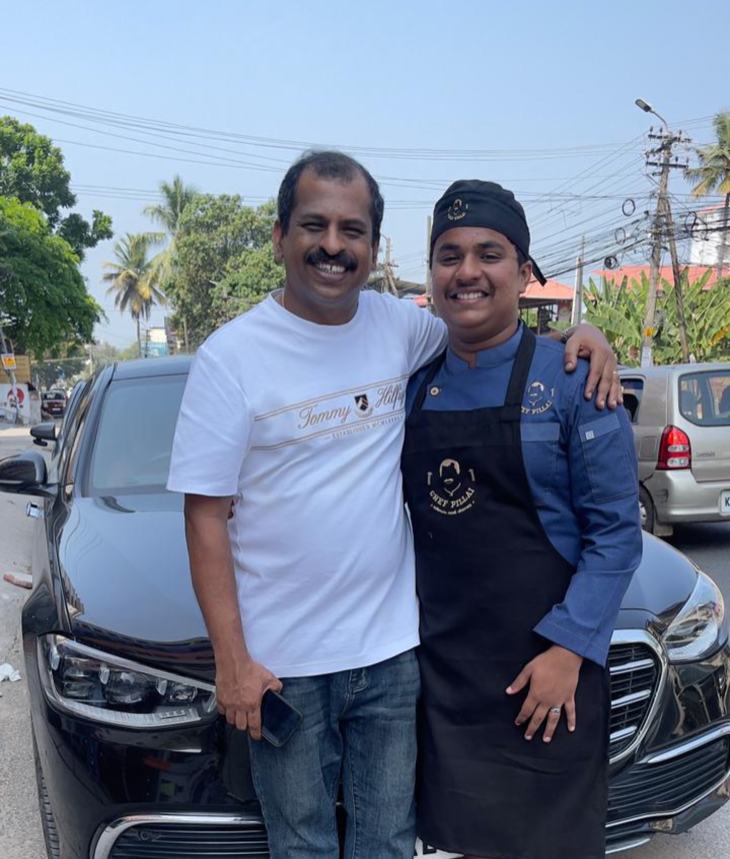 Chef Pillai with Nikhil , the boy with a plan.